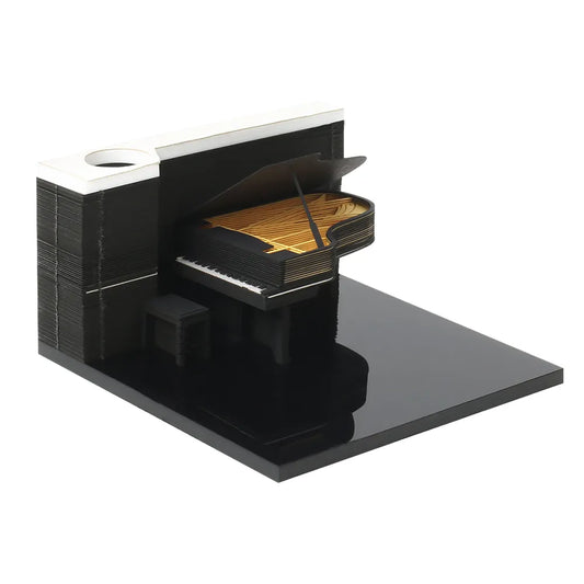 3D Piano Art Memo Pad